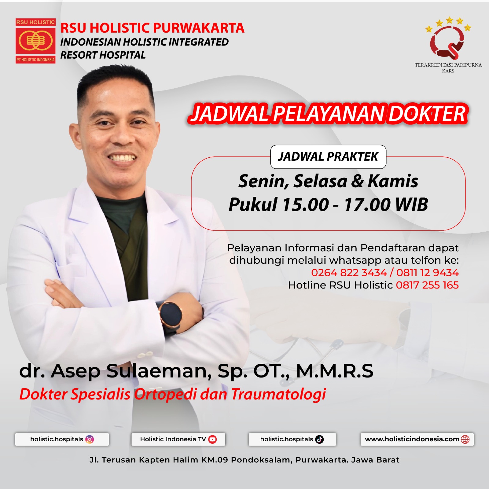 dr. Asep Sulaeman, Sp.OT., Μ.Η., M.M.R.S.
